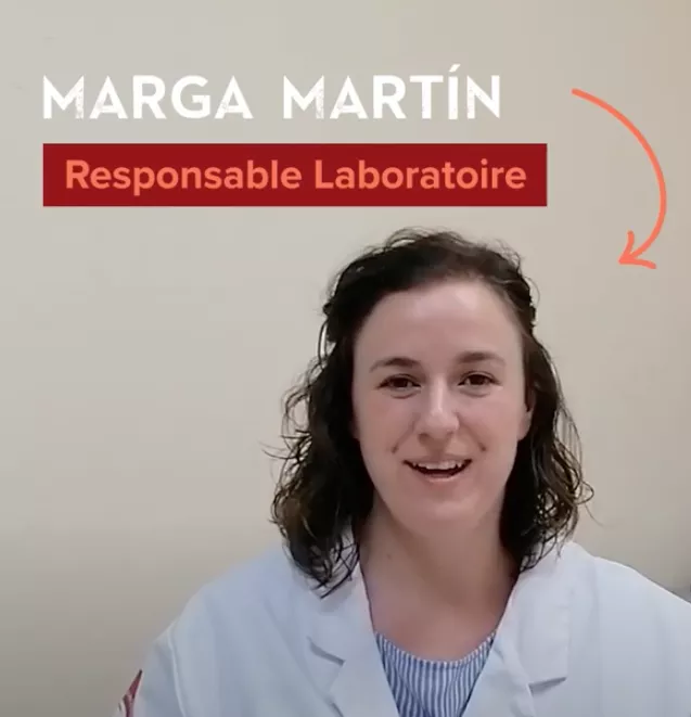 Marga Martin responsable laboratoire